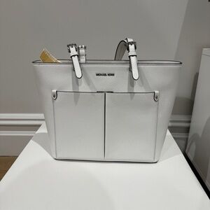 Michael Kors White Tote Bag